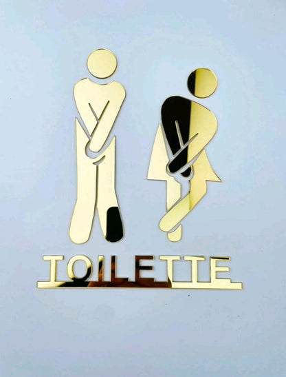 Sticker pour Porte de Toilette